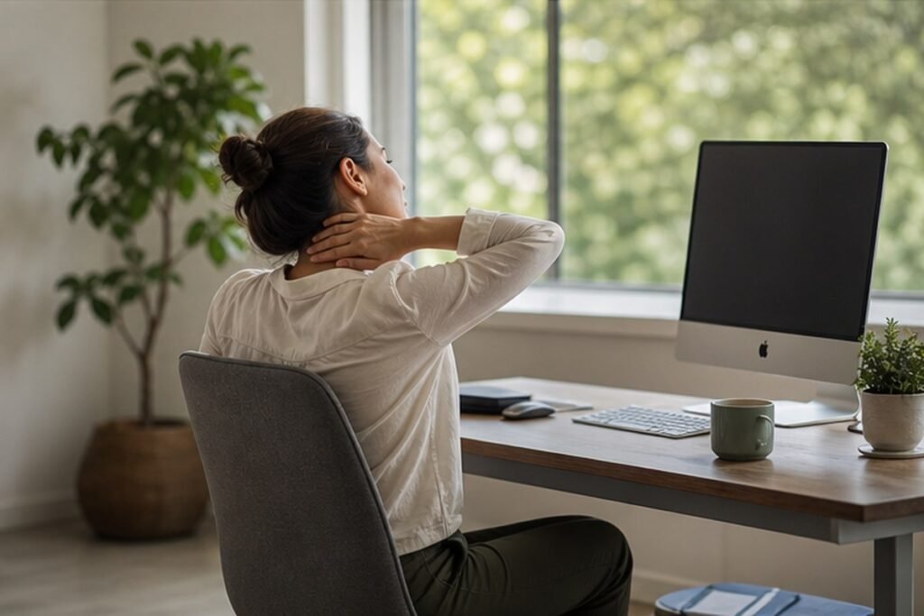 A Screen-Time Recovery Routine for Eyes, Neck and Mind — Findreminds featured image